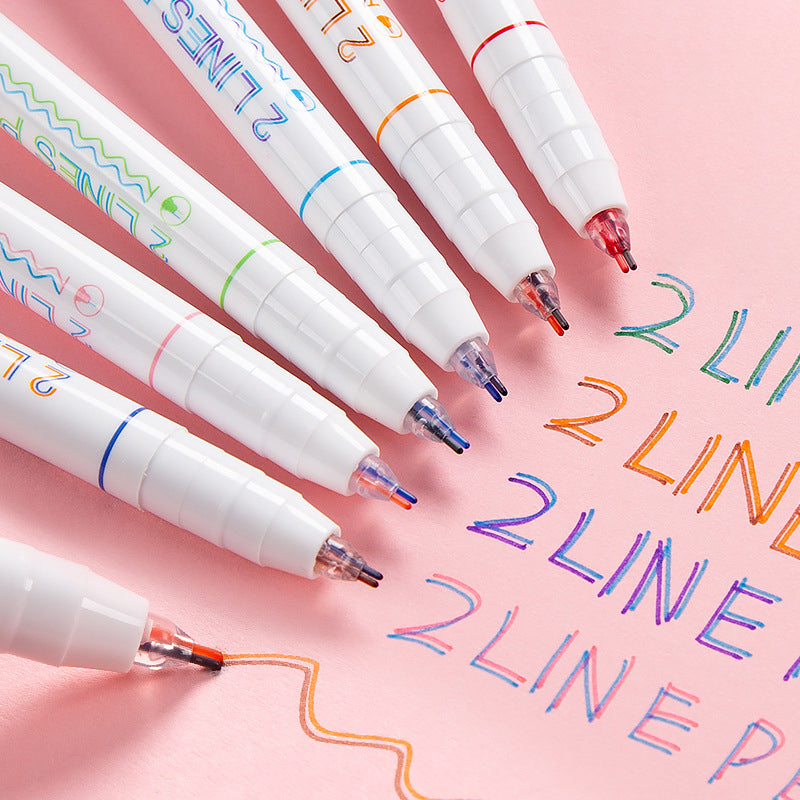Double Line Color Pen