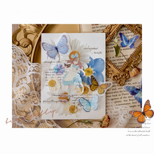 Load image into Gallery viewer, MO•CARD Original Deco Stickers - Blue Butterflies

