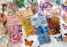 將圖片載入圖庫檢視器 MO•CARD Original Deco Stickers - Blue Butterflies
