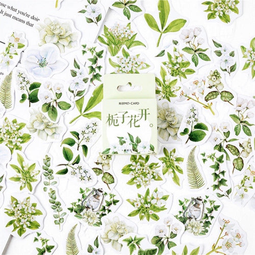 Creative Floral Planner Sticker. Brand: Others; 46 pieces per pack; Box Size: 44mm X 44mm X 11mm. Junjun Tape Shop | Tracked International Shipping.