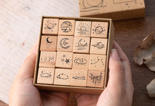 Load image into Gallery viewer, The Moon And The Stars Stamp Set mysite
