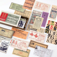Load image into Gallery viewer, Vintage Label Stickers - Tickets mysite
