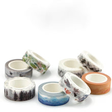 Load image into Gallery viewer, Lotus Pond Washi Tape 15mmx7m mysite
