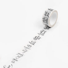 Load image into Gallery viewer, Quotes Memory Washi Tape 20mmx8m mysite
